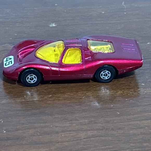 Lesney Matchbox Superfast Ford Groupe 6 No.45 Purple 1969 Made In United Kingdom - Picture 5 of 9
